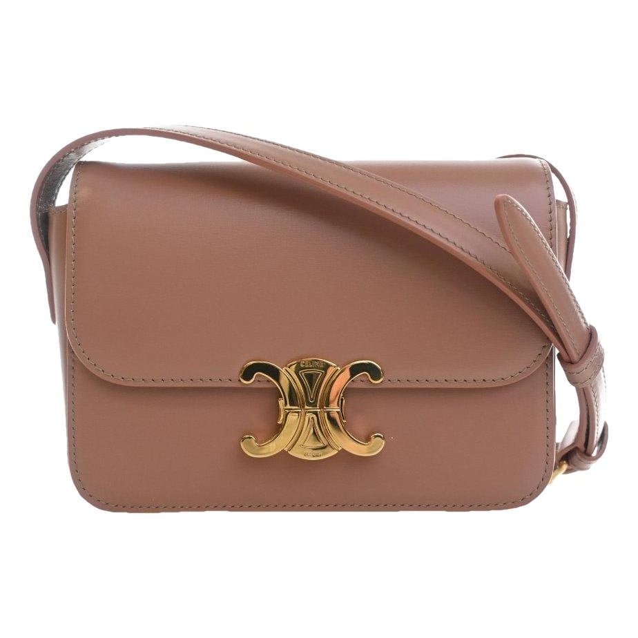 Triomphe leather crossbody bag