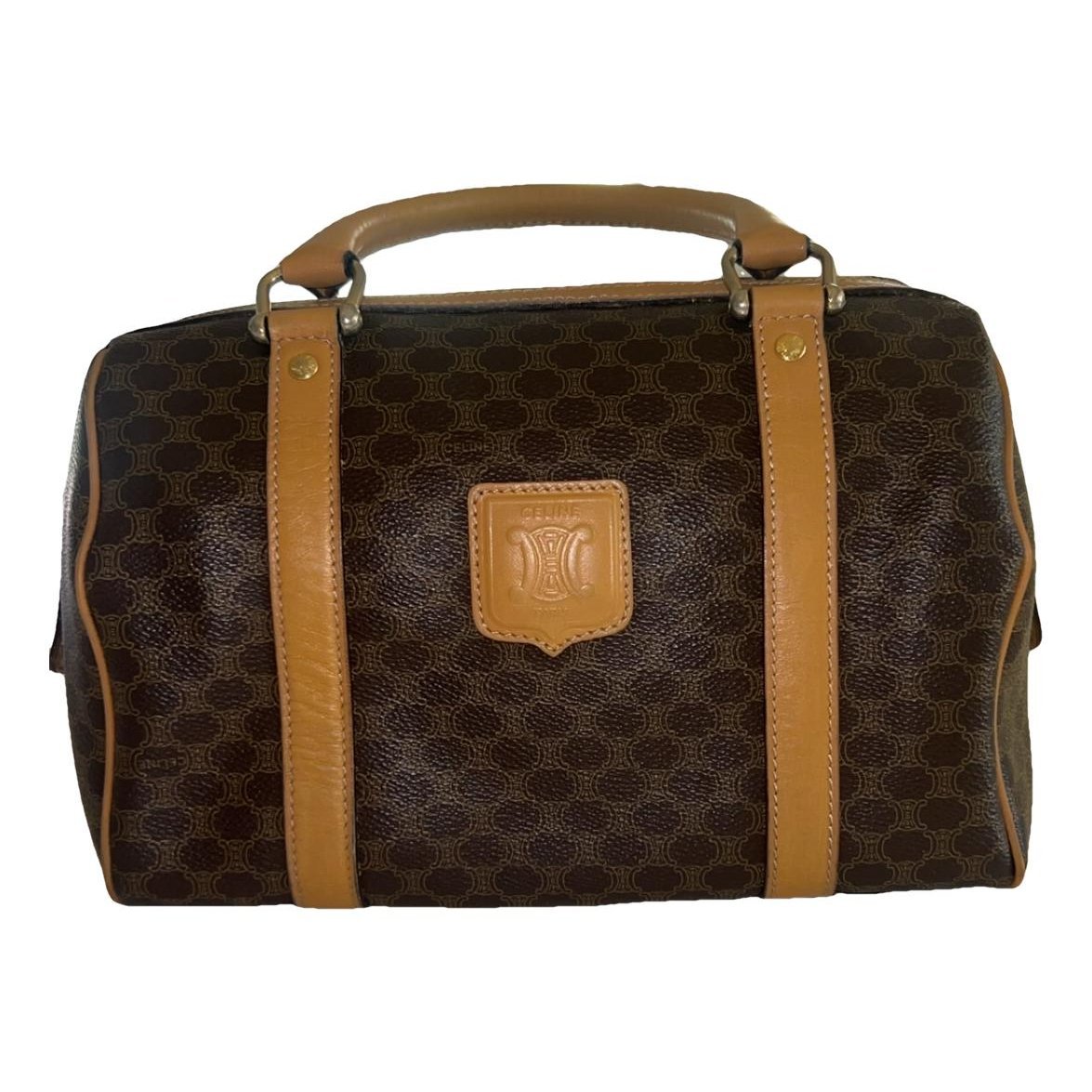 Leather bowling bag