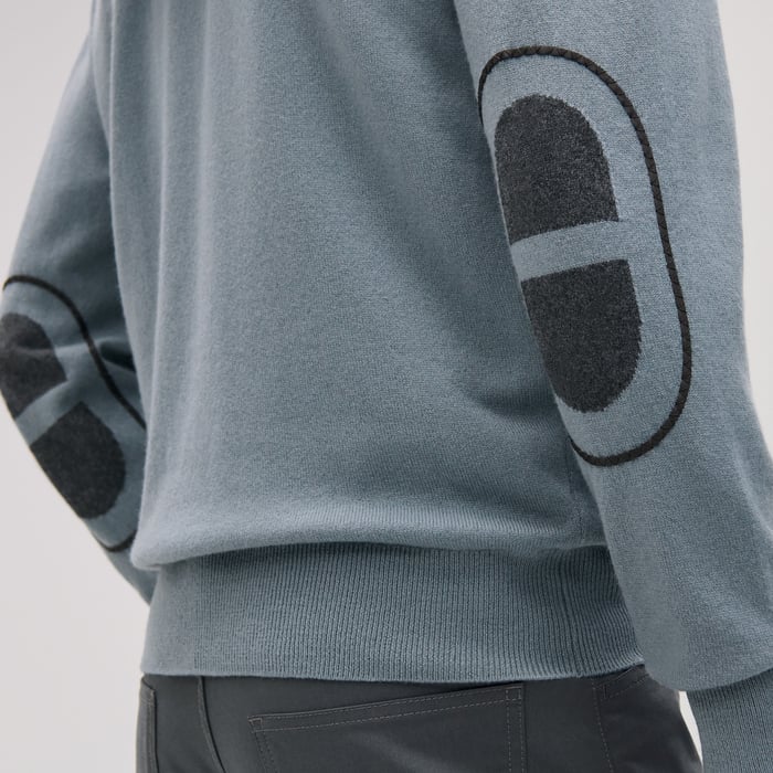 Eucalyptus Cashmere "Maillon Chaine d'Ancre" Hooded Jacket