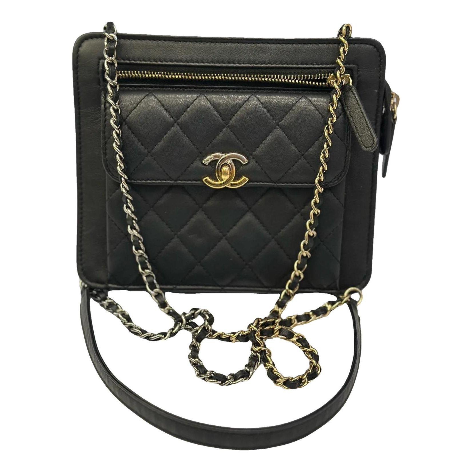 Leather mini bag
