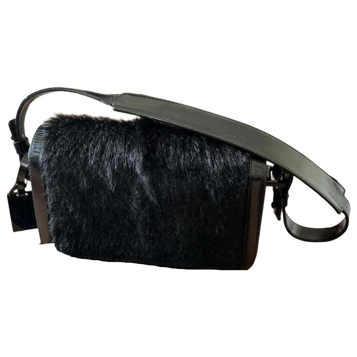 Faux fur handbag