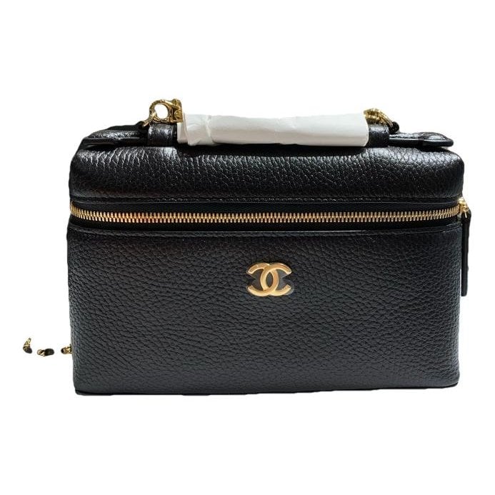 Vanity leather handbag