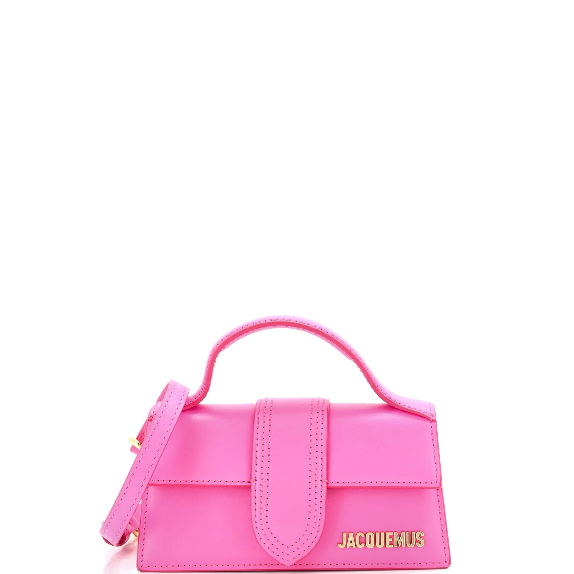 Jacquemus Le Bambino Top Handle Flap Bag Leather