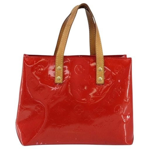Reade patent leather handbag