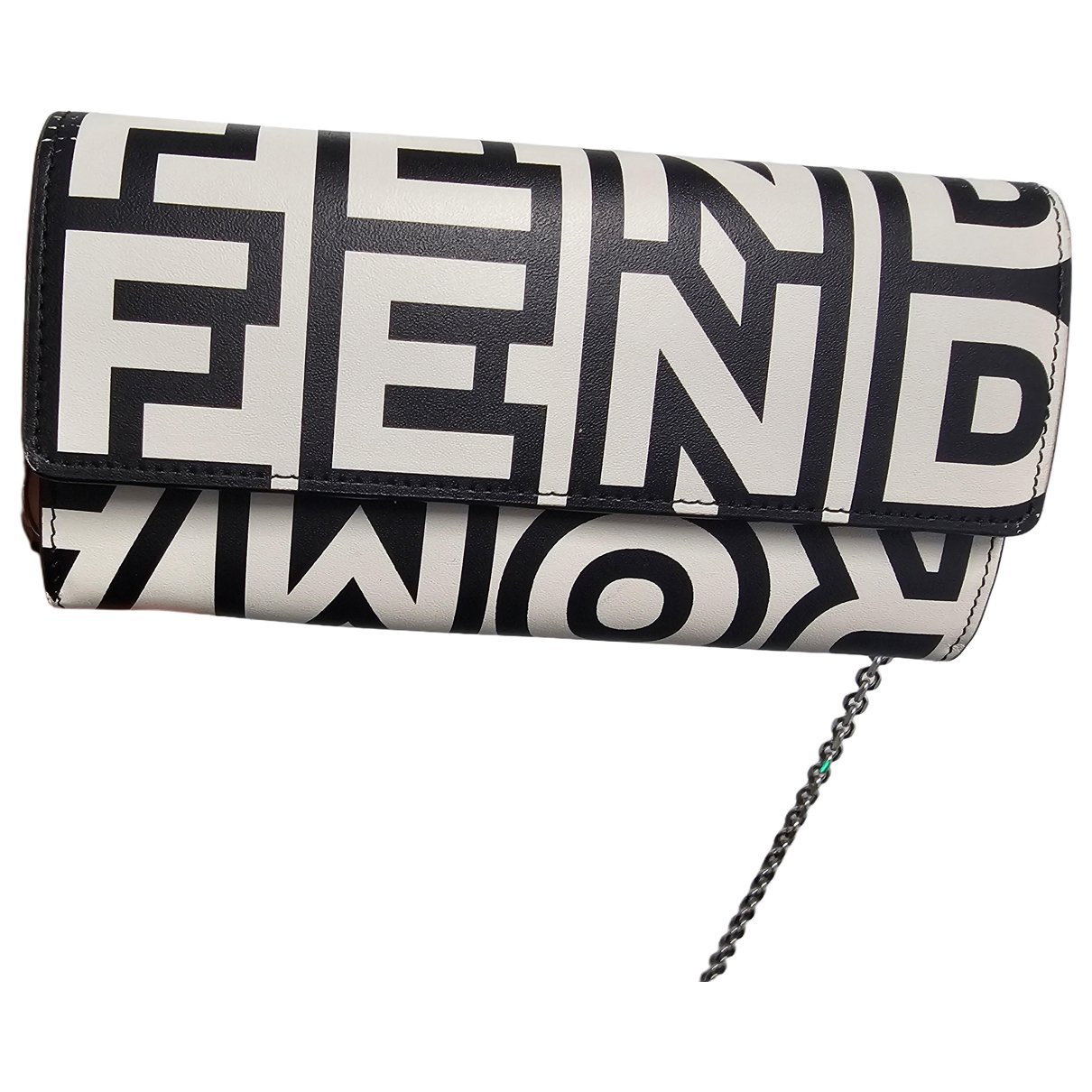 Wallet On Chain leather handbag