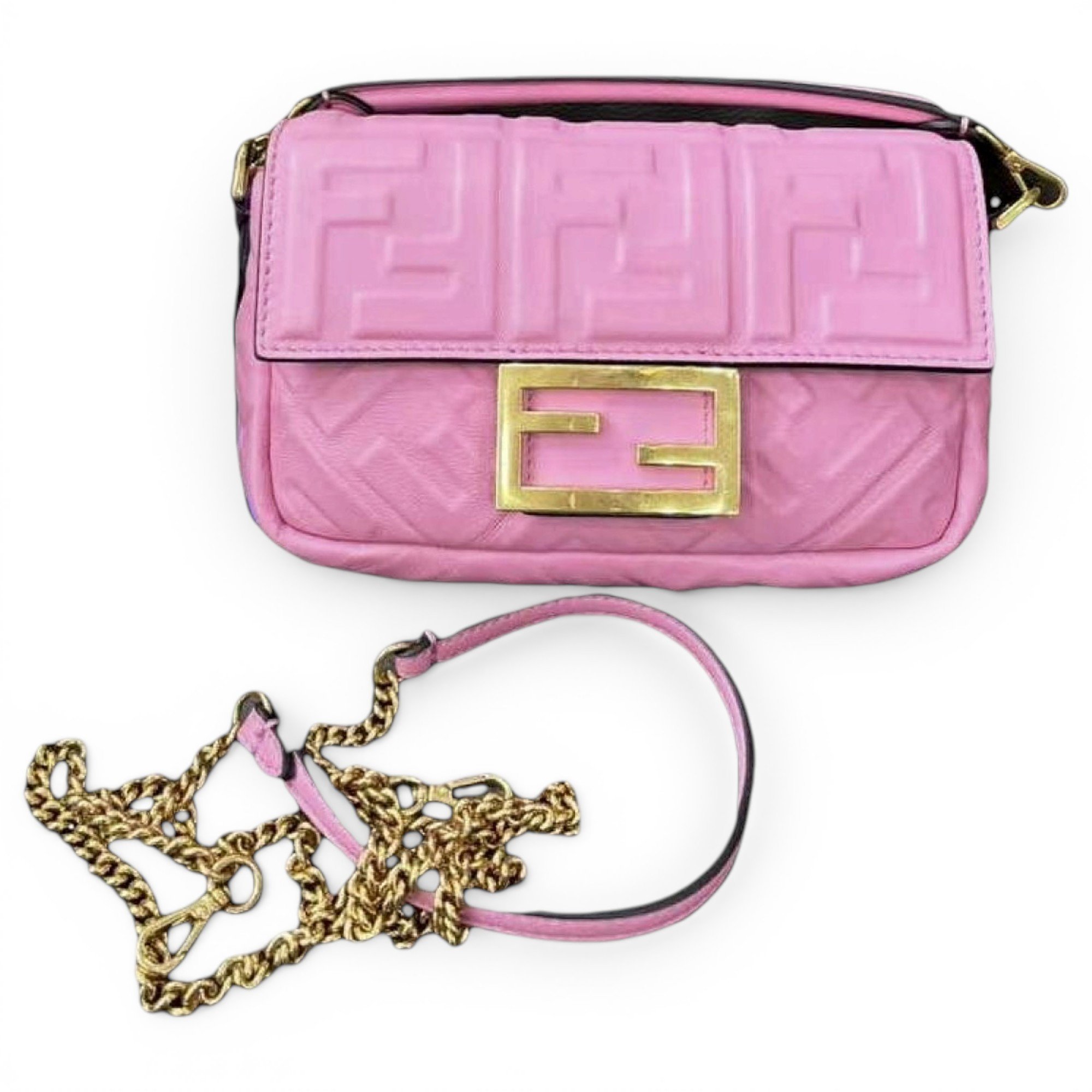 Baguette leather handbag