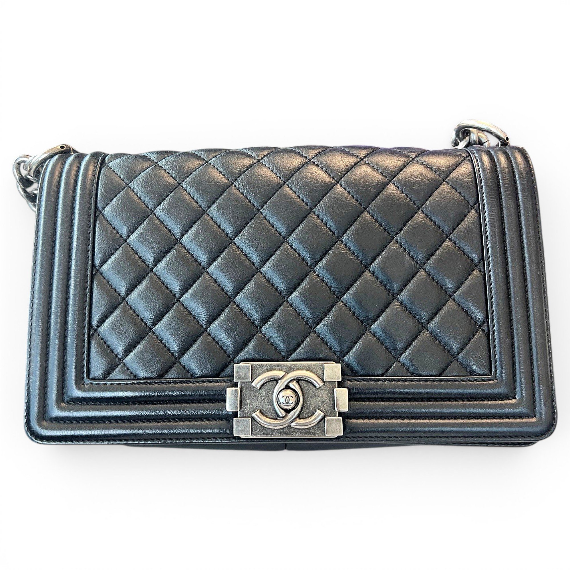 Boy leather crossbody bag