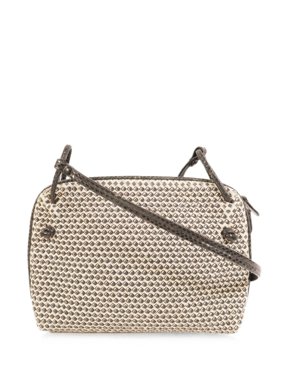 woven-design cross-body bag