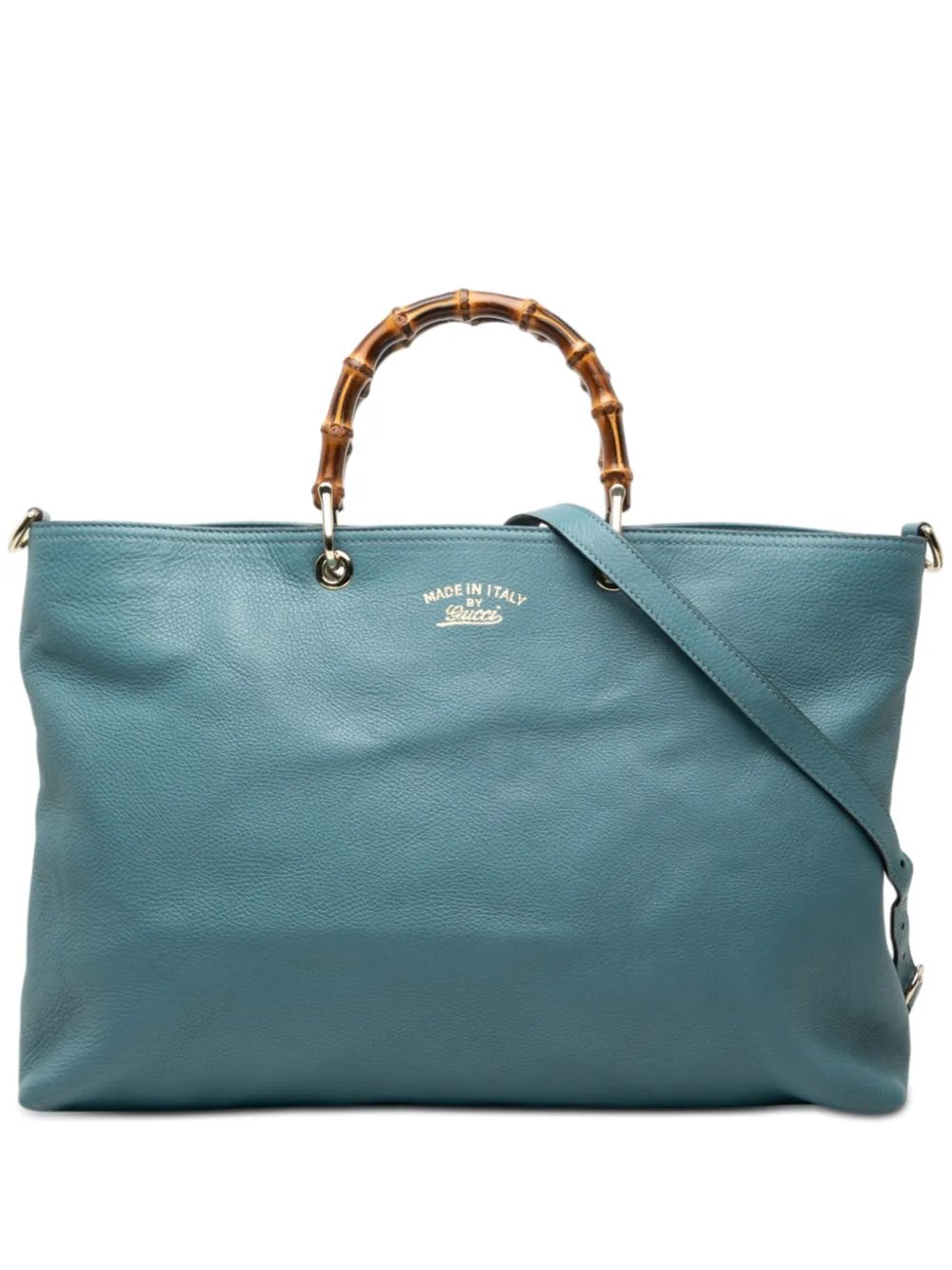 2000-2015 Large Calfskin Bamboo Shopper satchel