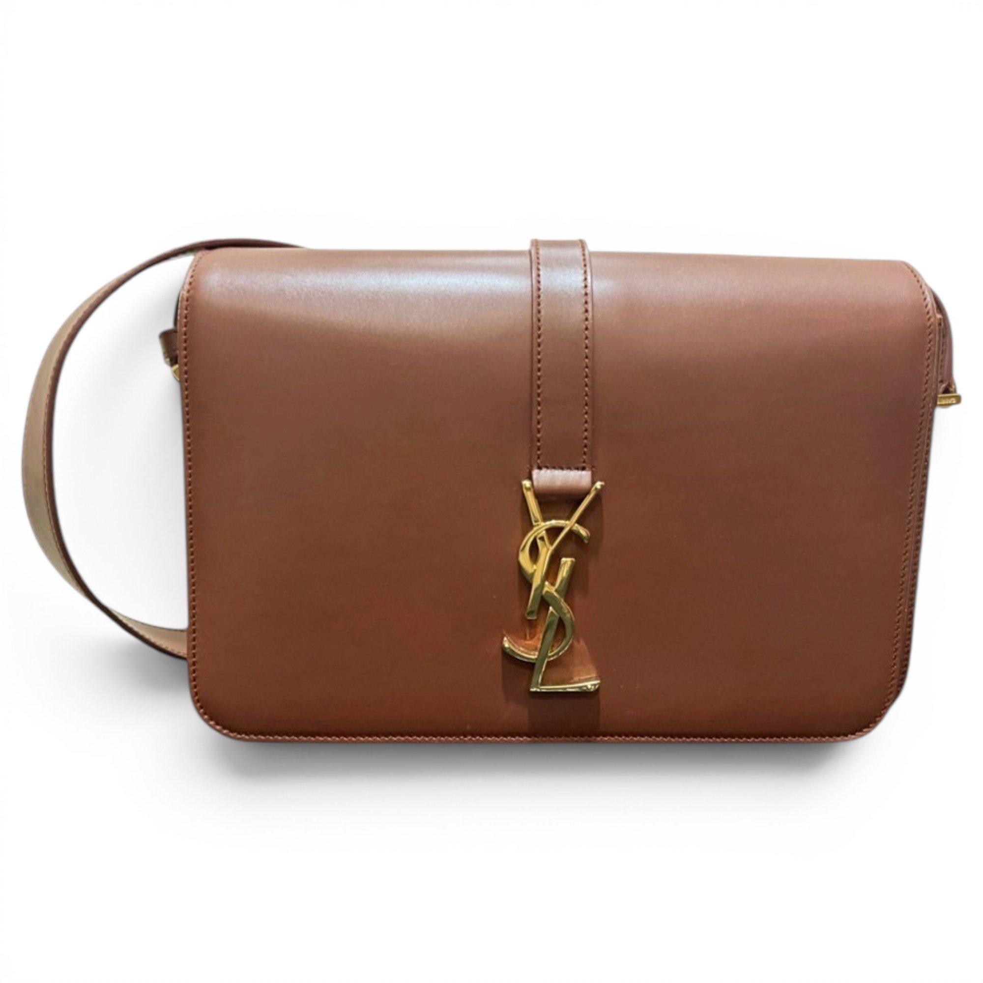 Solférino leather handbag