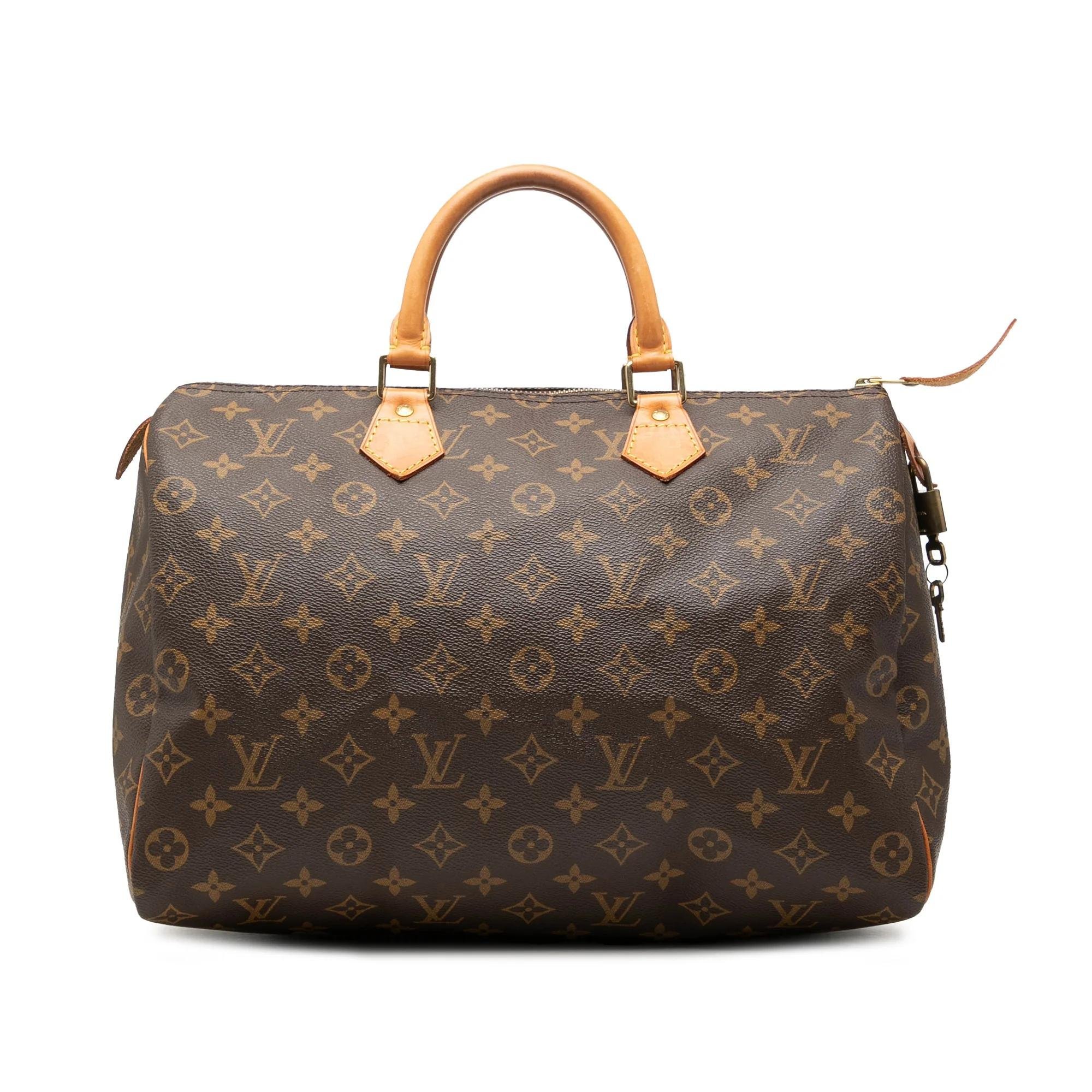 Speedy leather bag