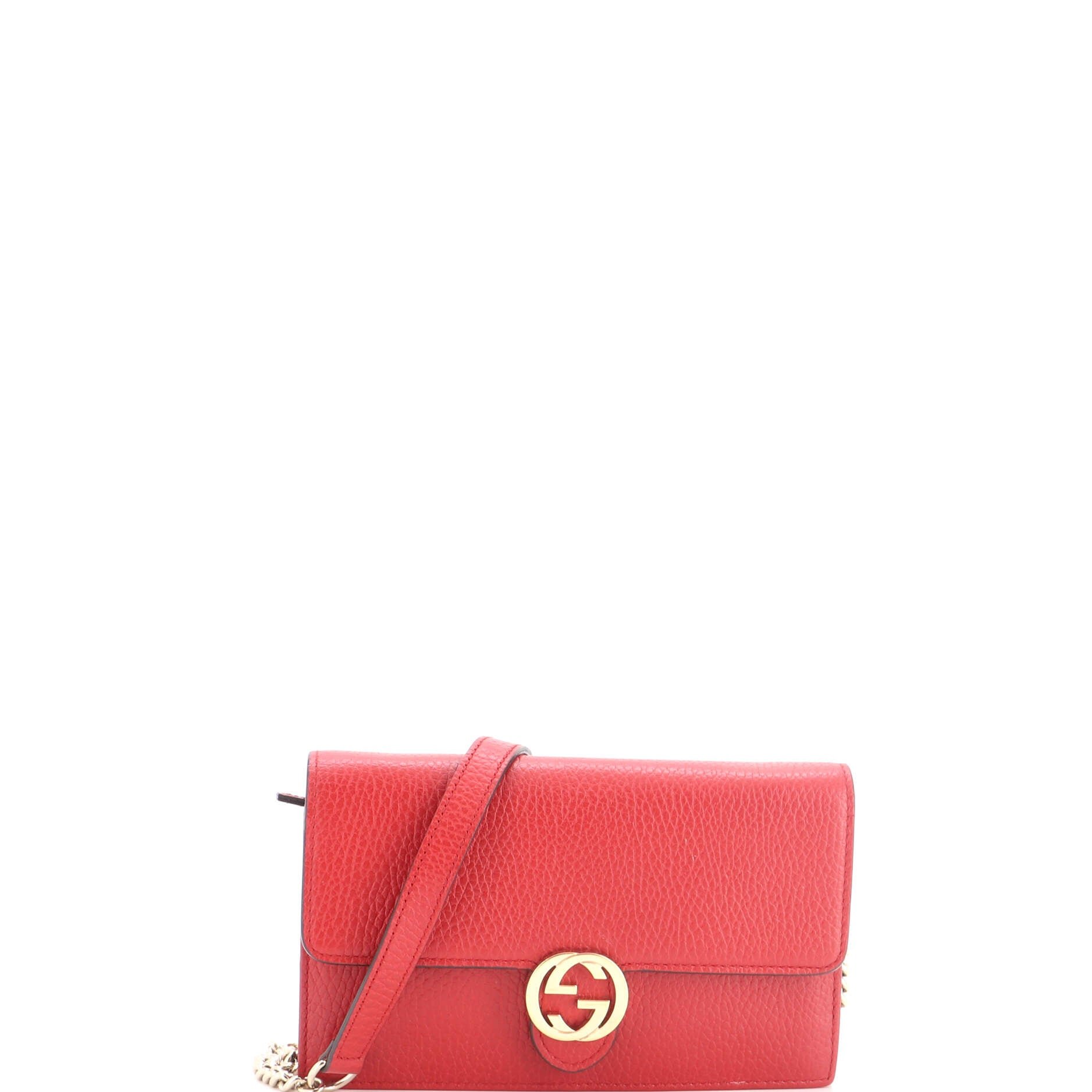 Interlocking Wallet on Chain Leather