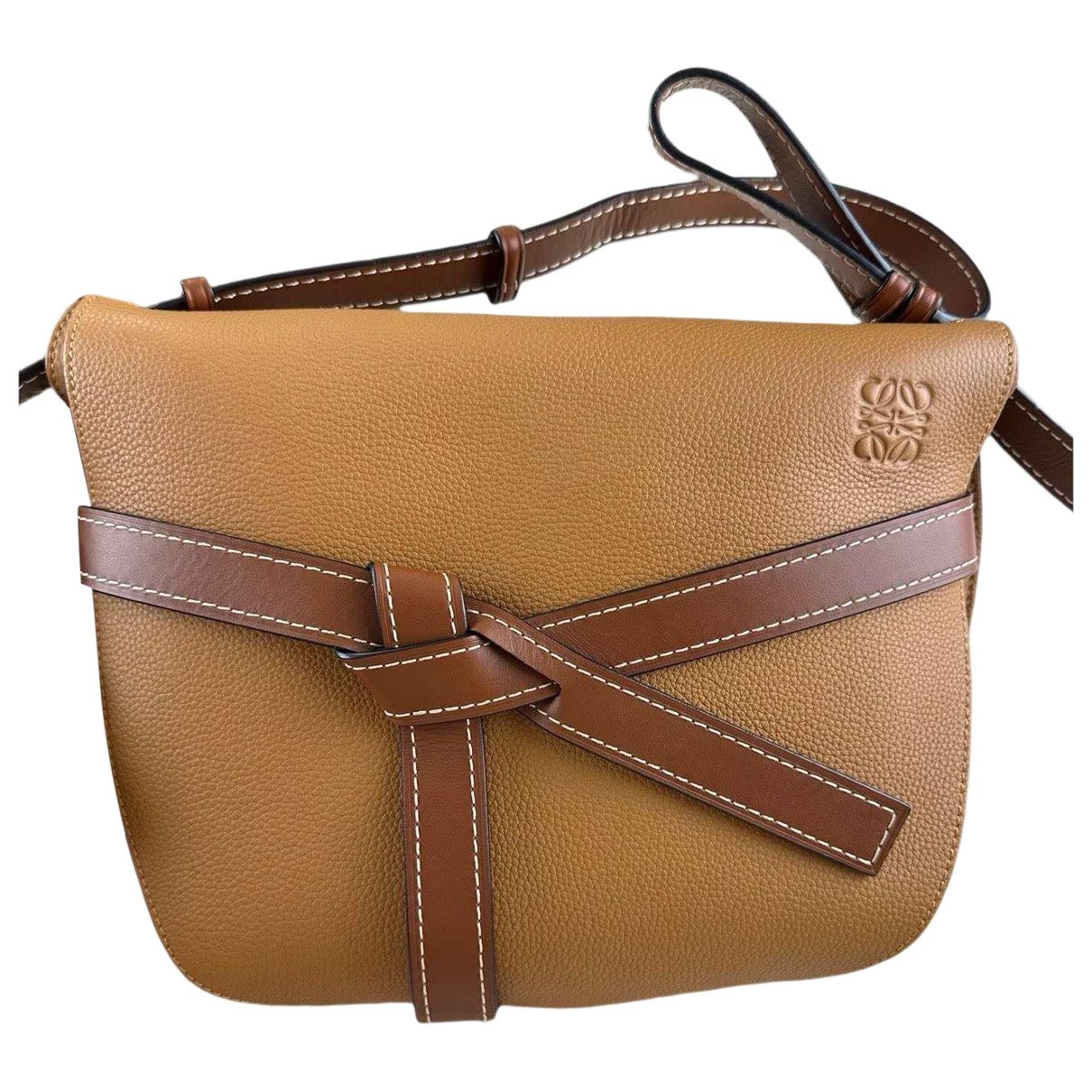Gate leather crossbody bag