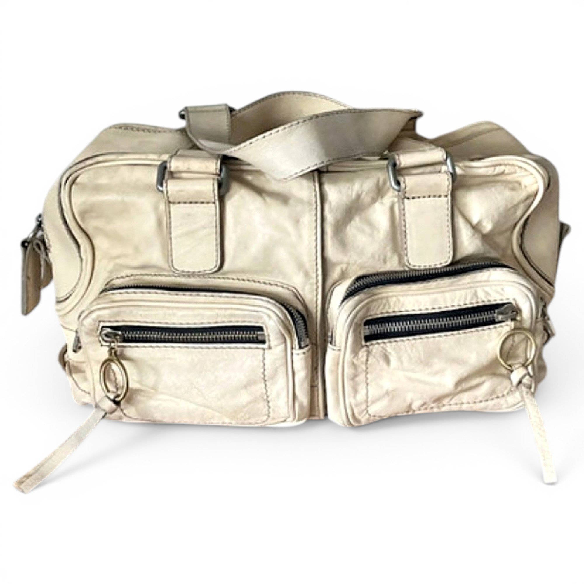 Leather handbag