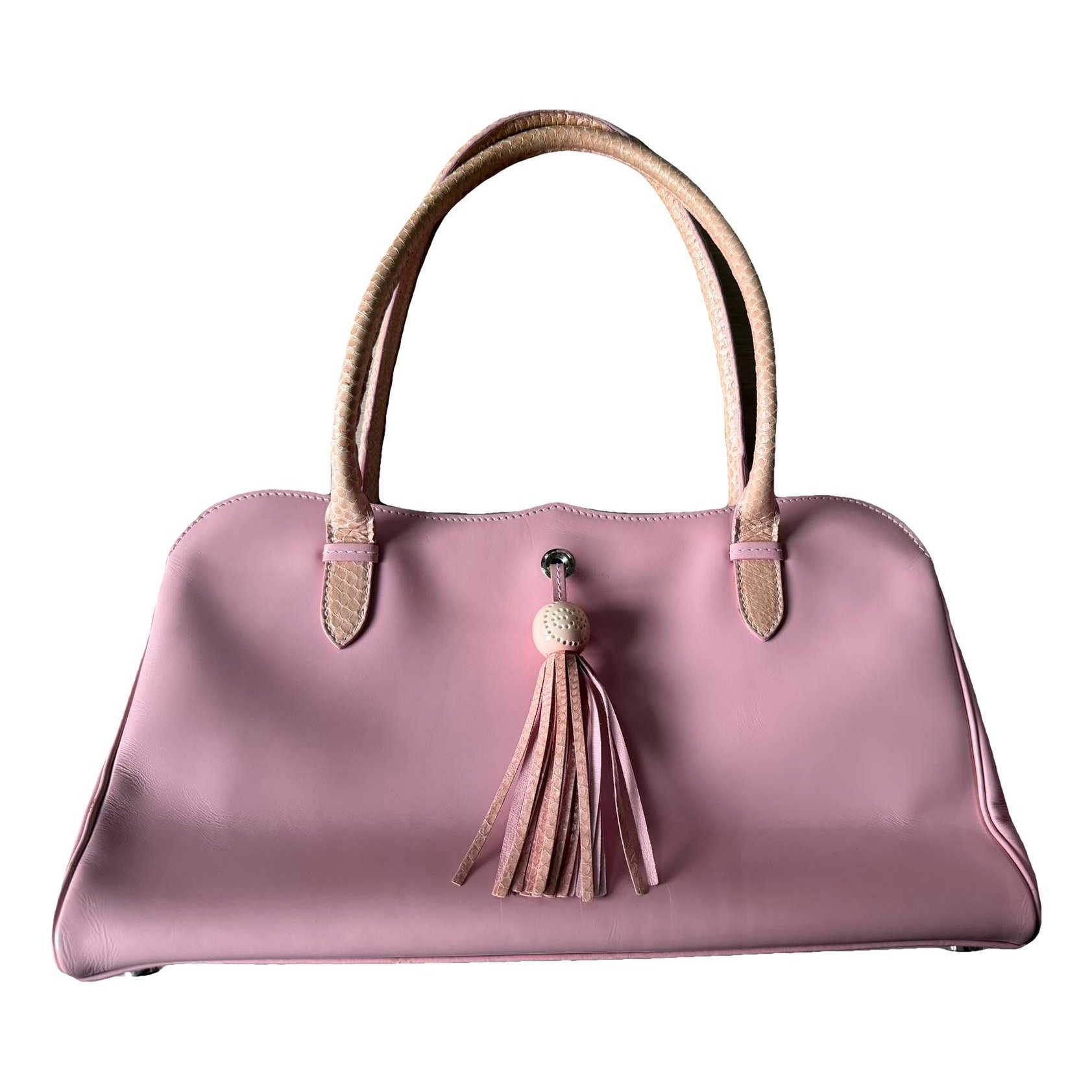 Leather handbag