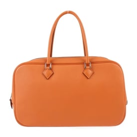 Hermes Plume 28 Handbag Orange Epsom Leather