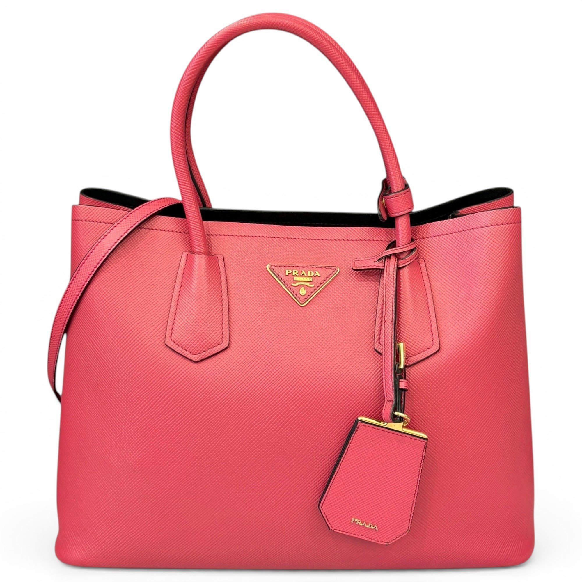 Double pony-style calfskin tote