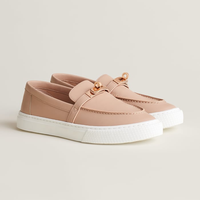 Beige Nude Game Slip-on Sneaker