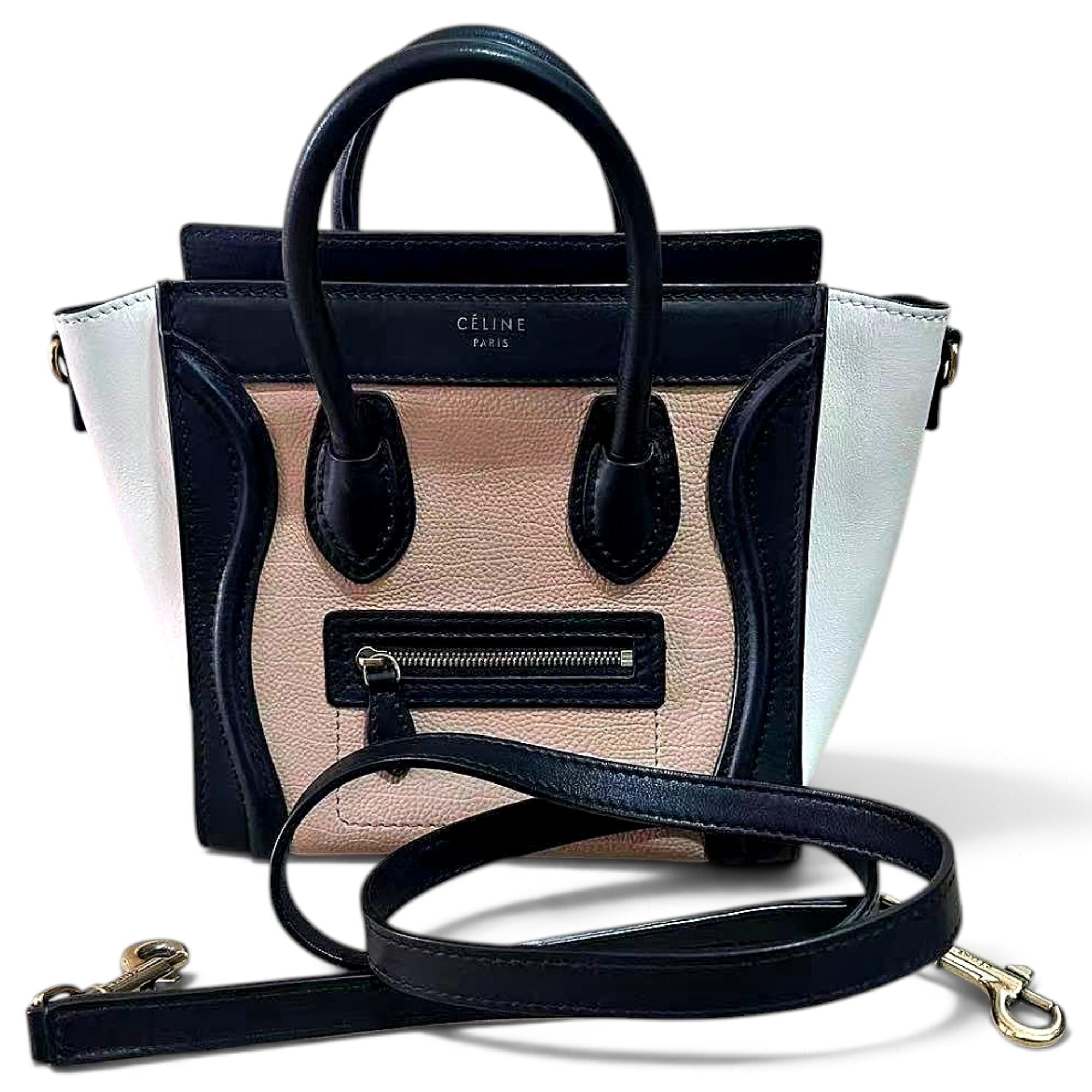 Nano Luggage leather handbag