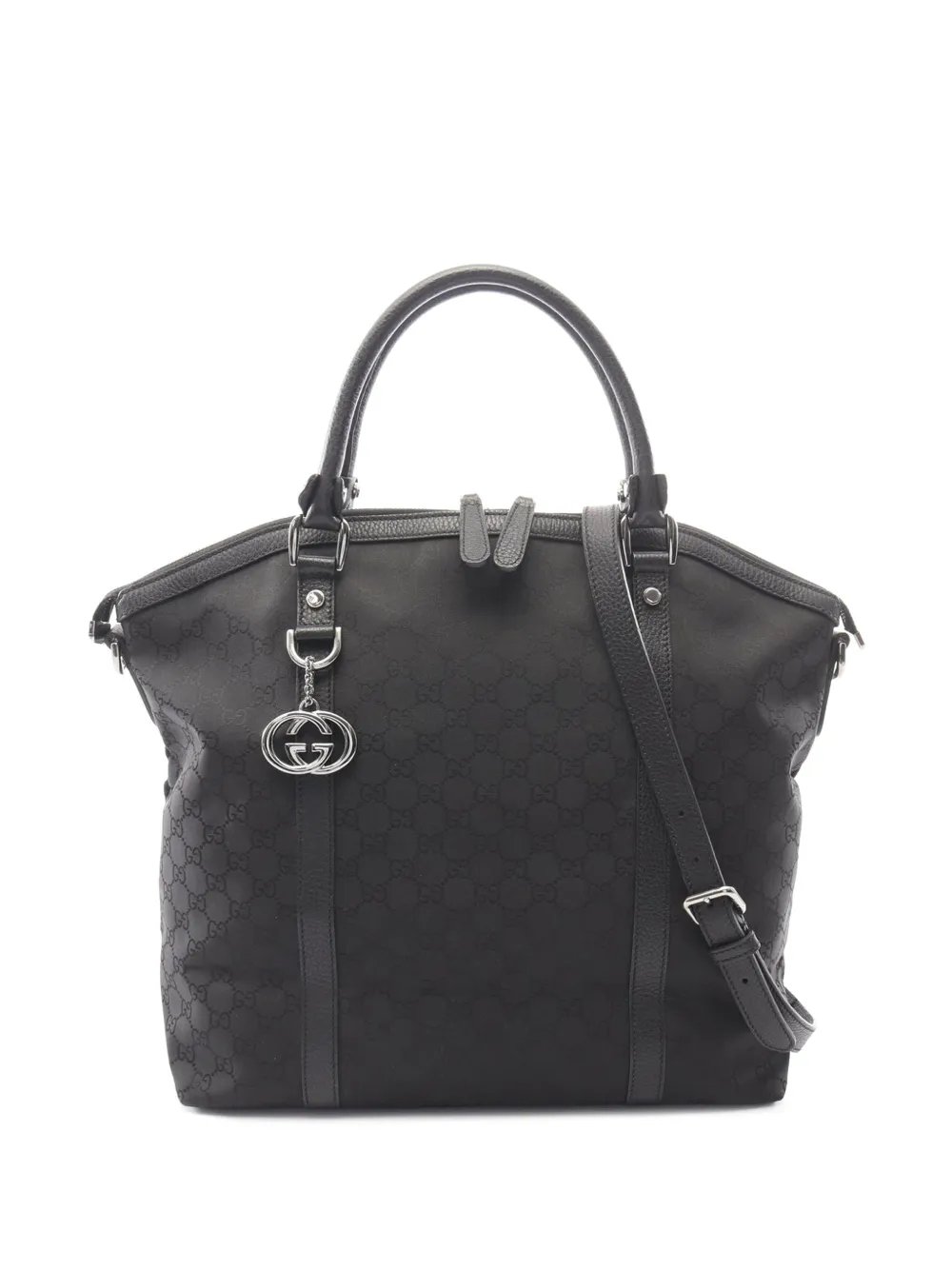 2000-2015 Large GG Canvas Charm Dome satchel