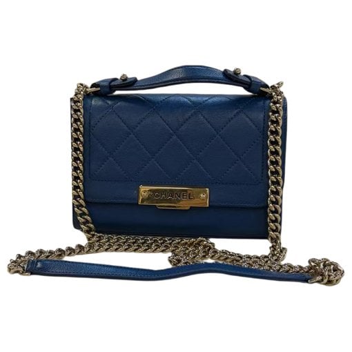 Trendy CC Flap leather handbag