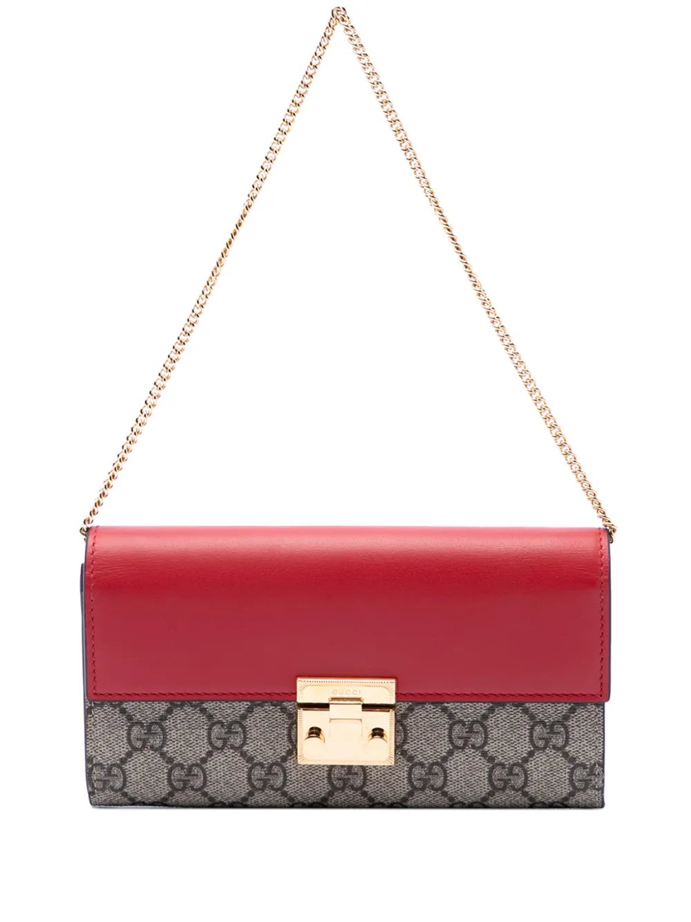 2000-2015 GG Supreme Padlock Wallet On Chain shoulder bag