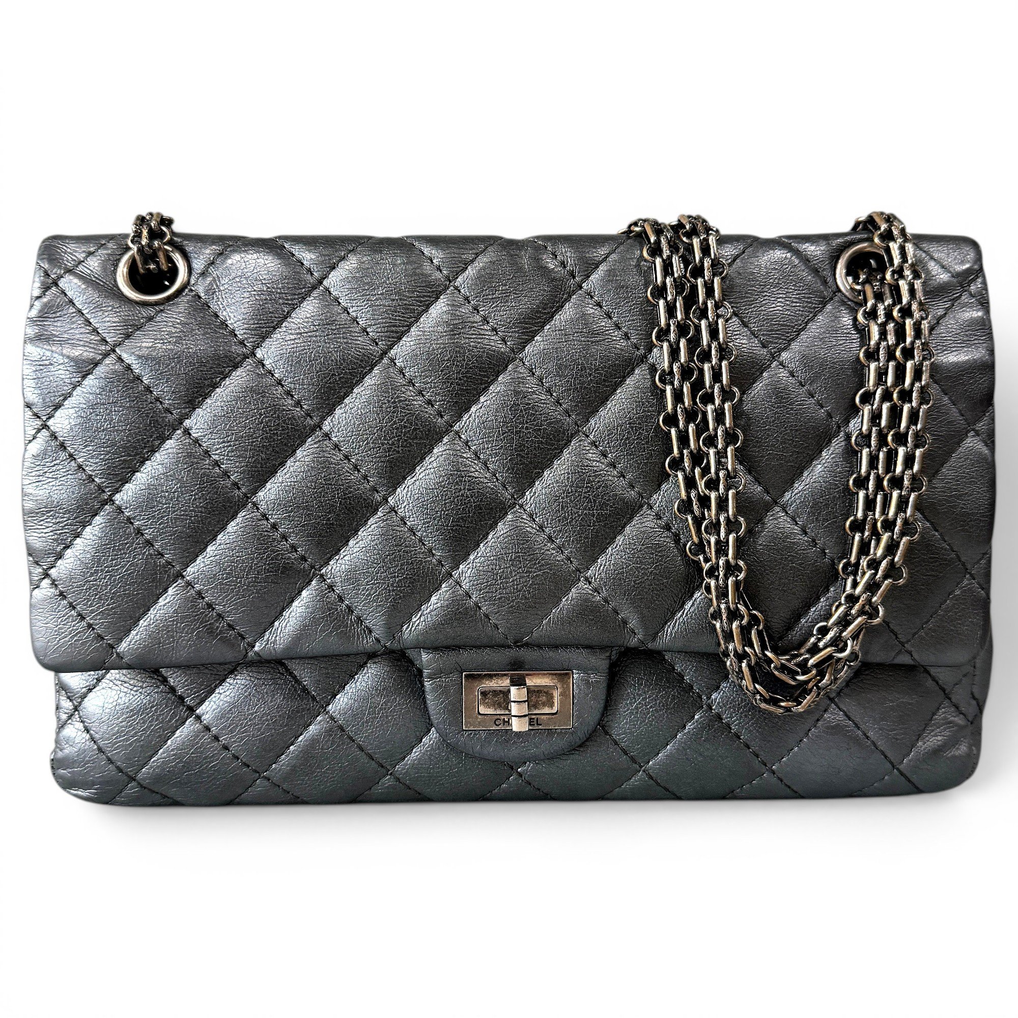 2.55 leather handbag