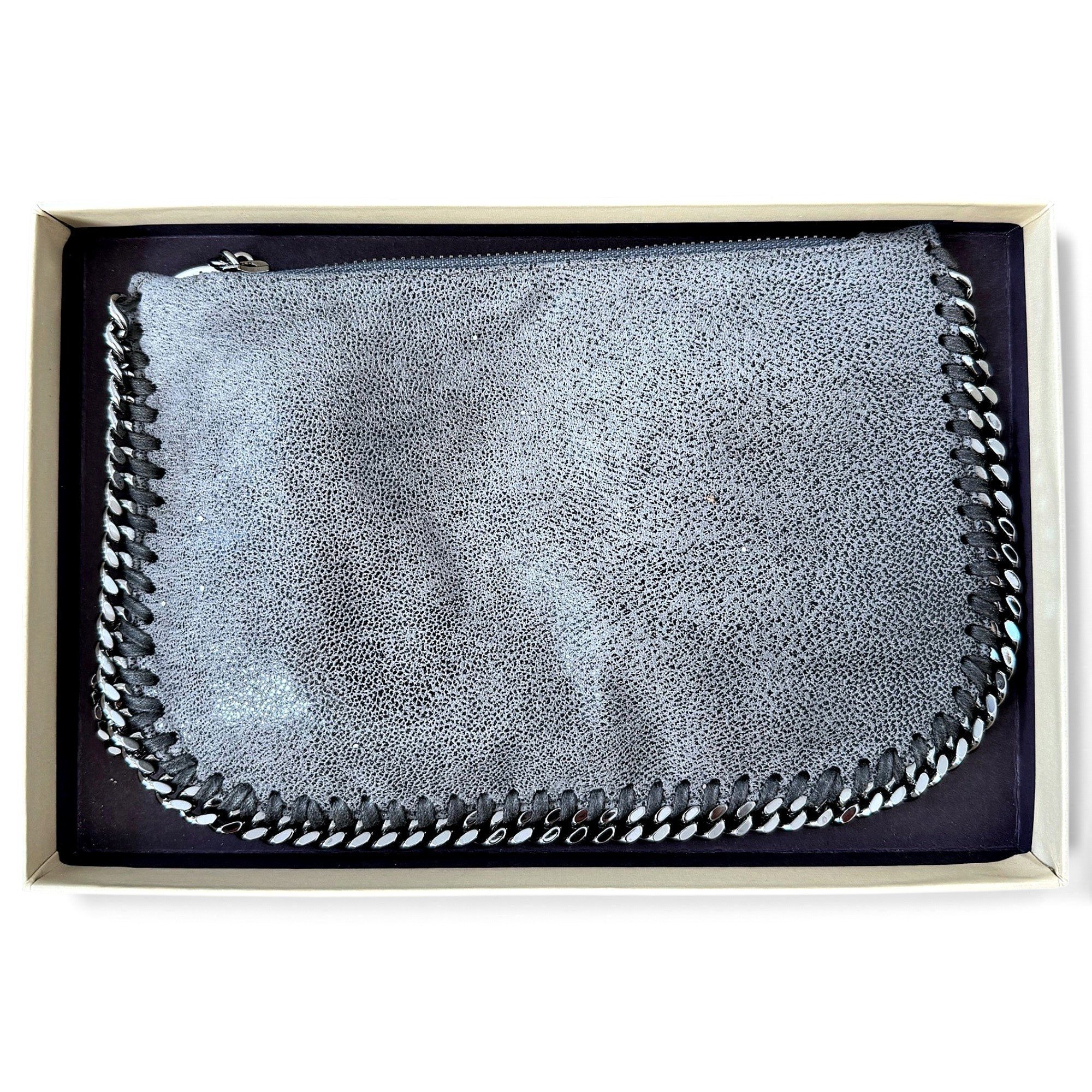 Falabella vegan leather clutch bag