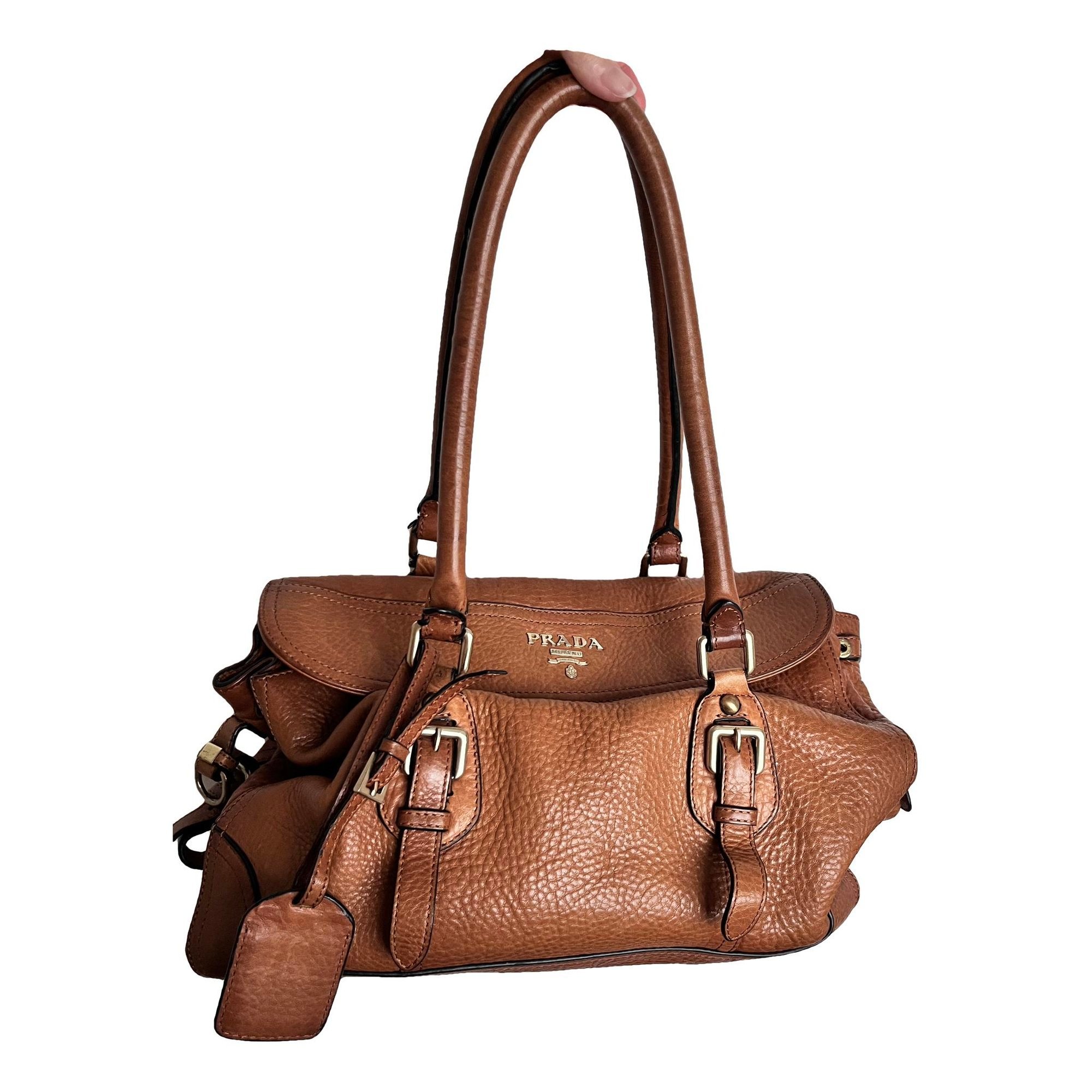 Leather handbag