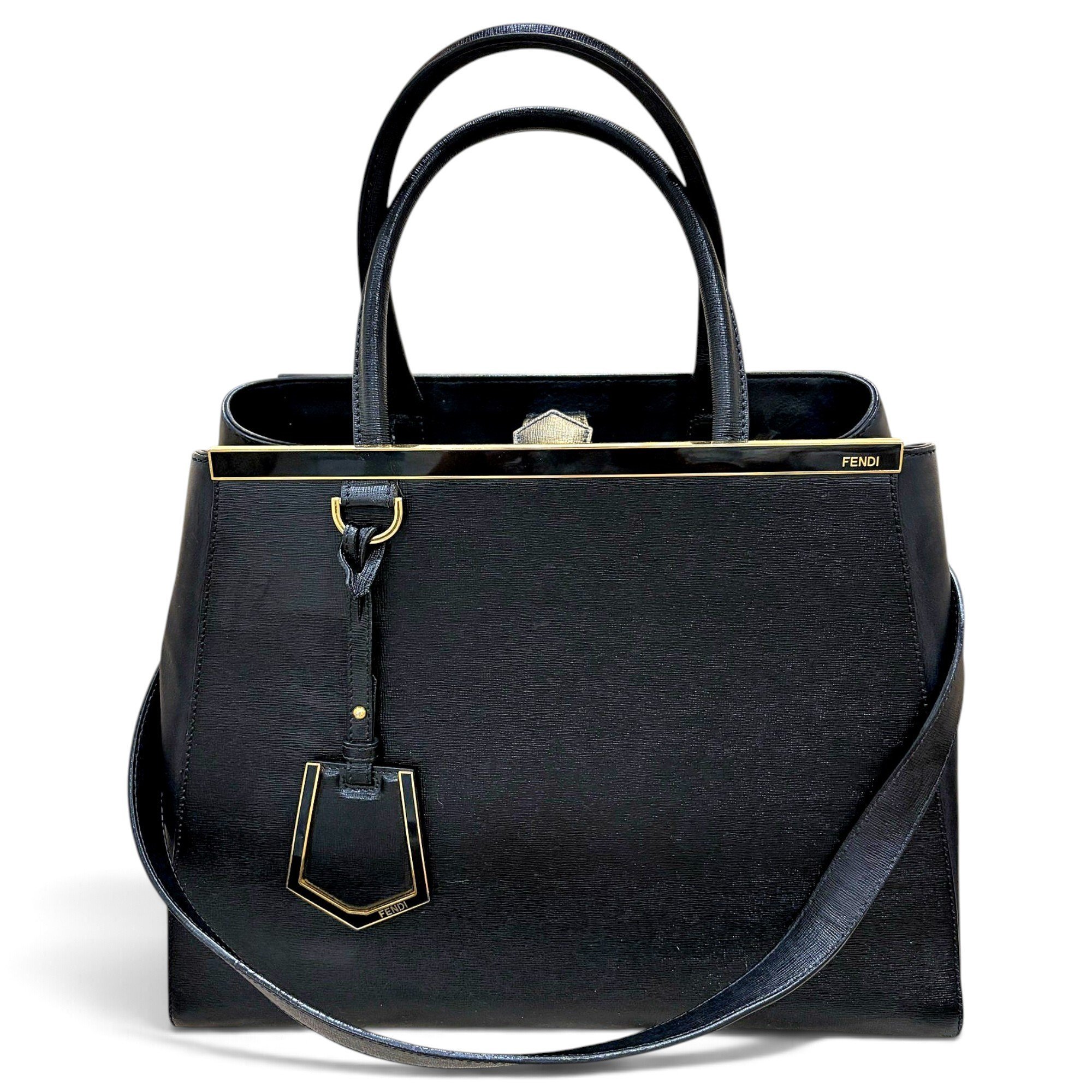 Peekaboo leather handbag