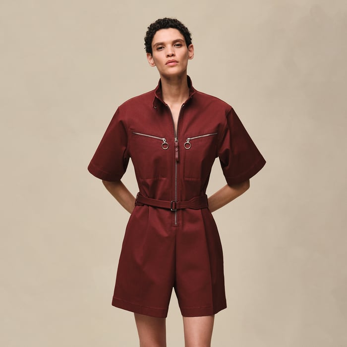 Rouge H Double Cotton Twill Jumpsuit