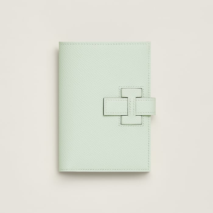 Vert Peppermint New H Passant Compact Wallet
