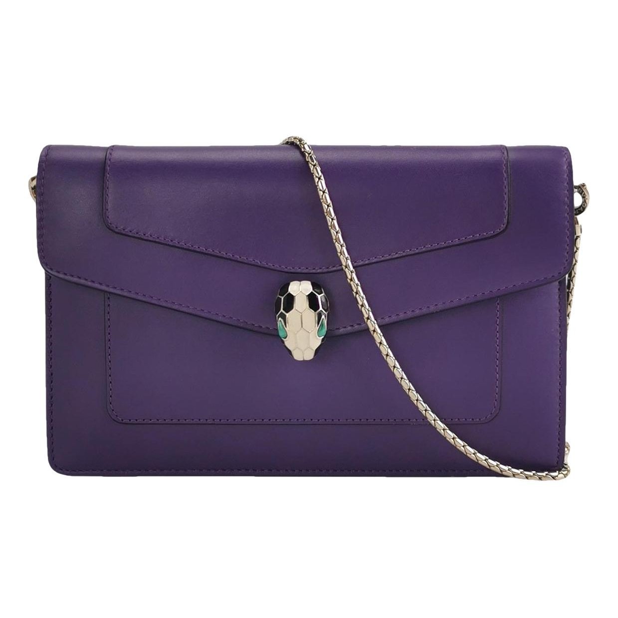 Serpenti leather handbag