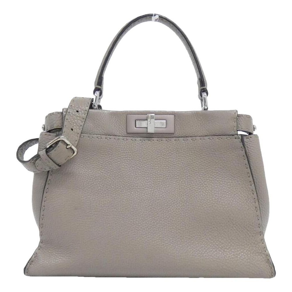 Peekaboo leather handbag