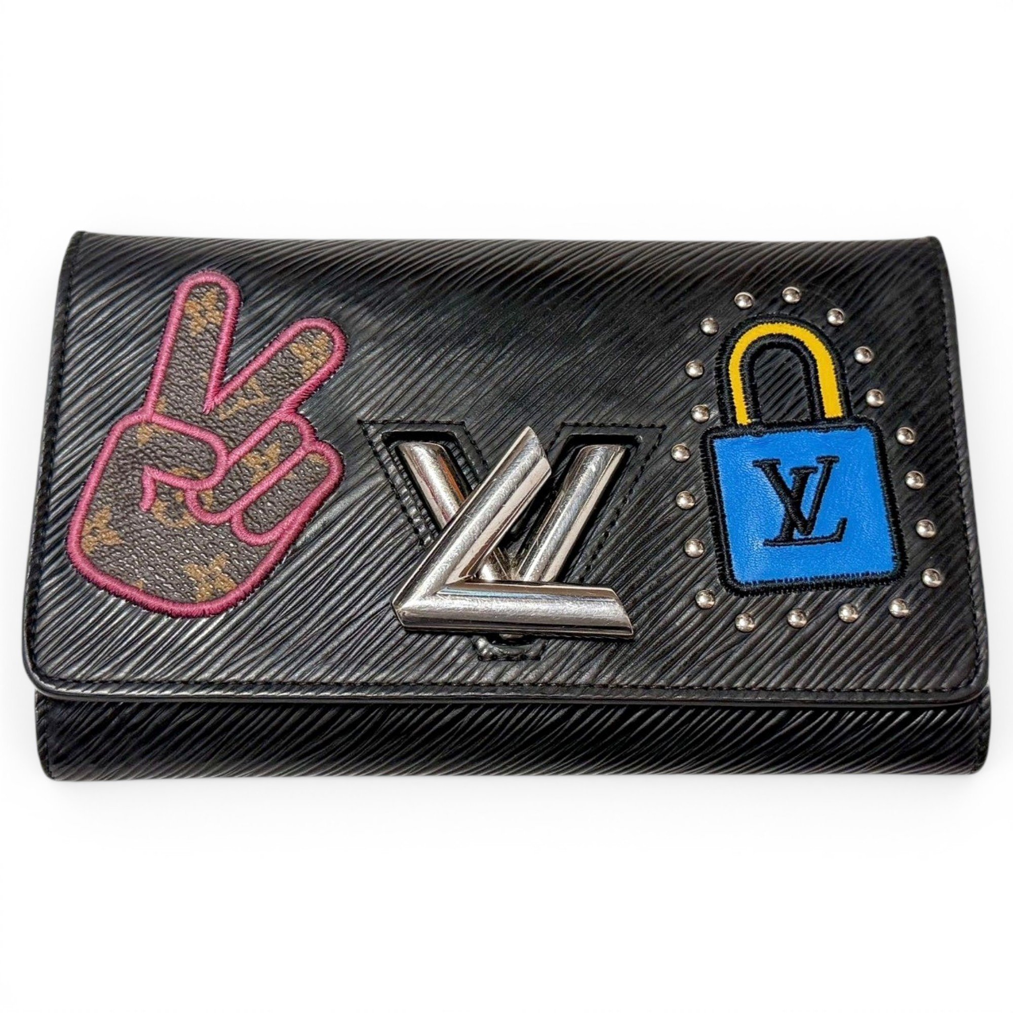 Twist Long Chain Wallet leather handbag