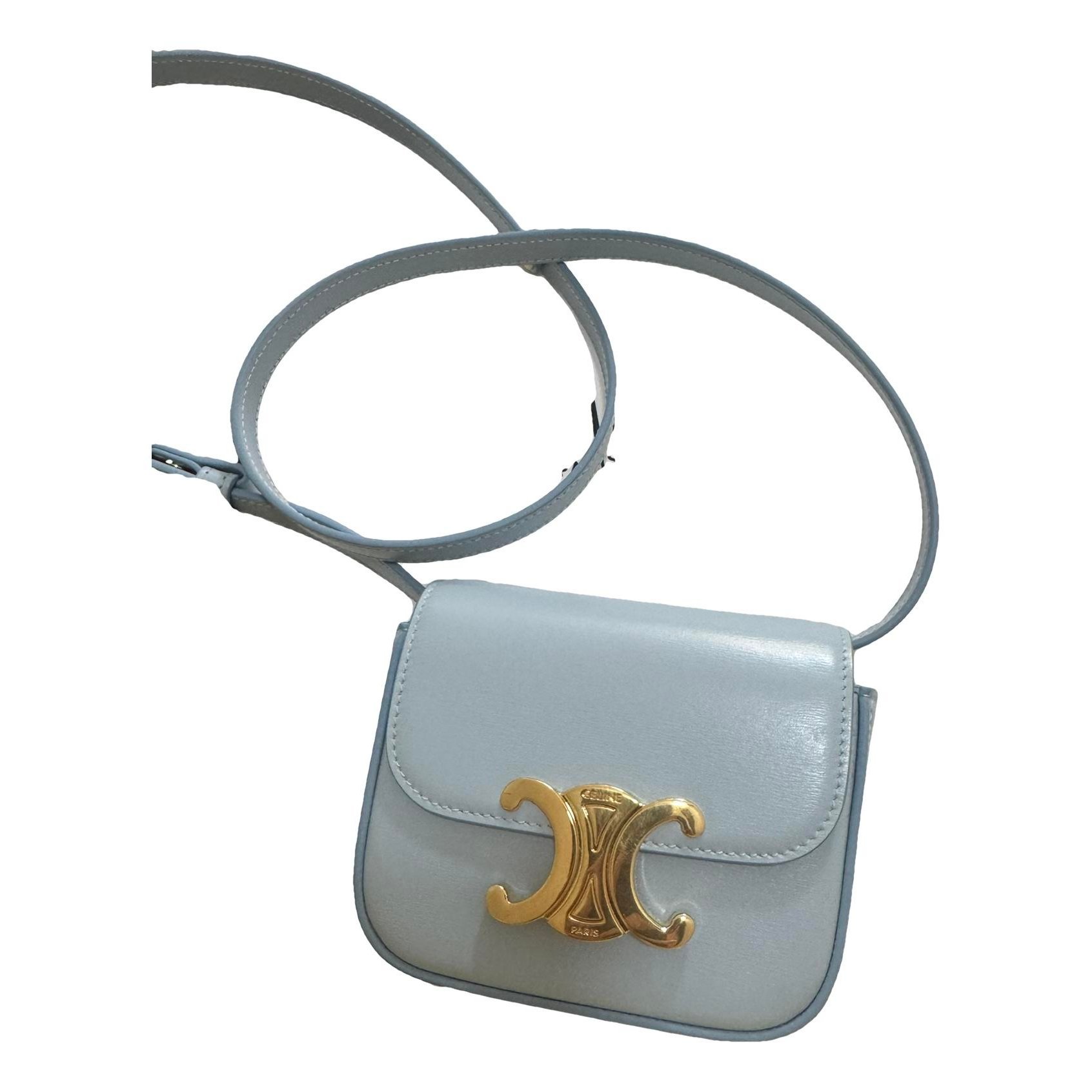 Triomphe leather handbag
