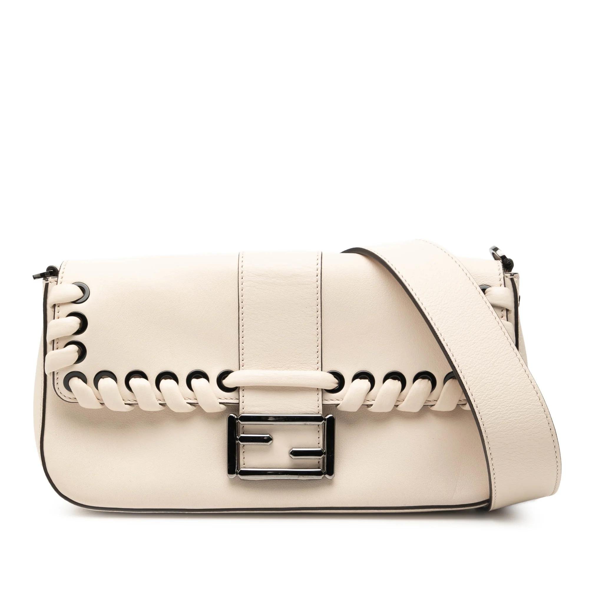 Baguette pony-style calfskin handbag