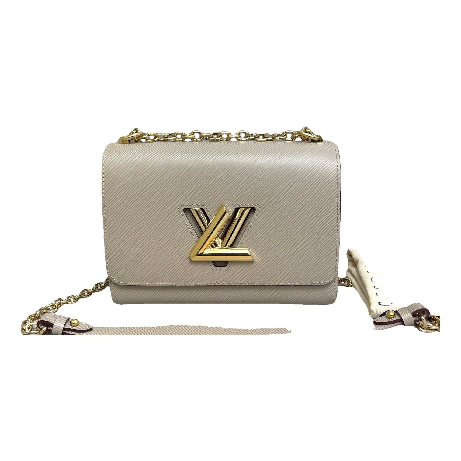 Twist leather handbag