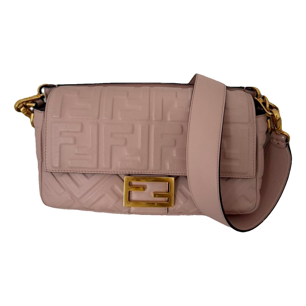 Baguette leather handbag