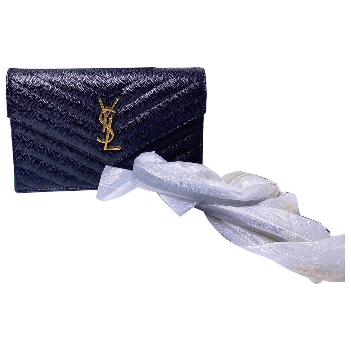 Portefeuille enveloppe leather handbag