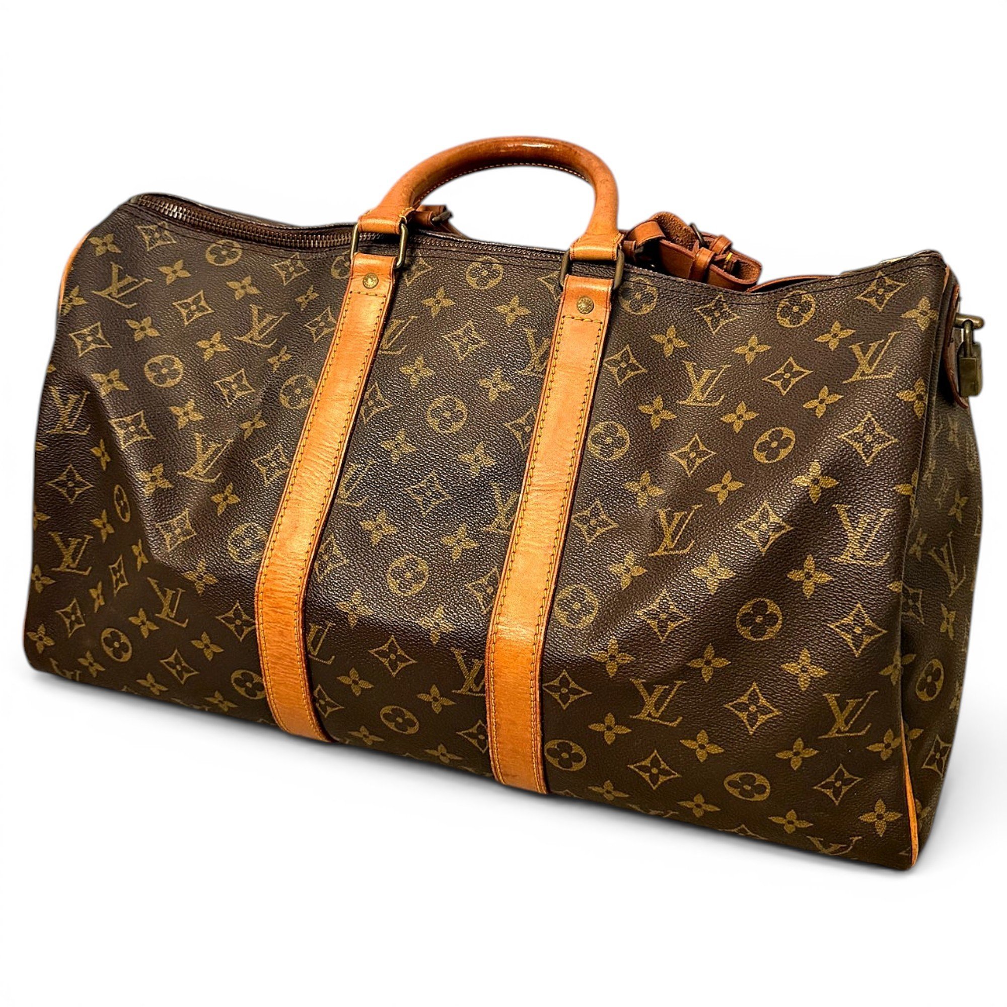 Keepall leather 48h bag