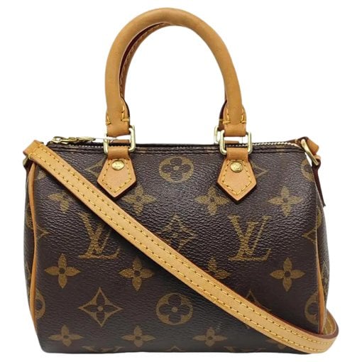 Nano Speedy / Mini HL leather handbag