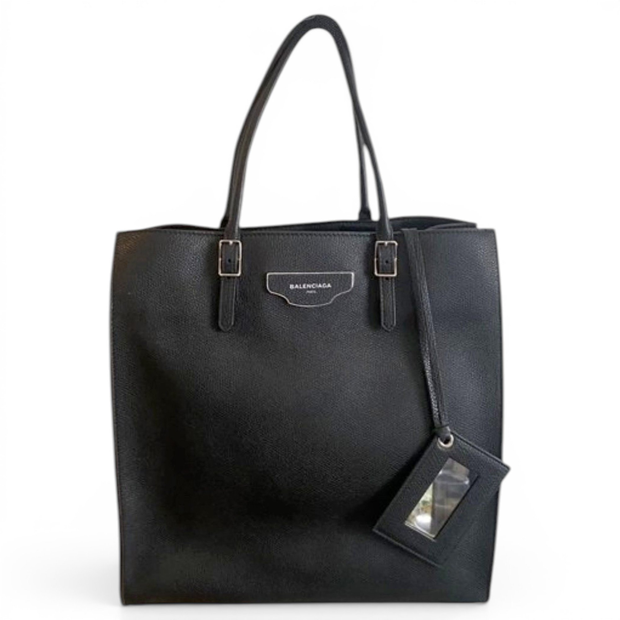 Papier leather handbag