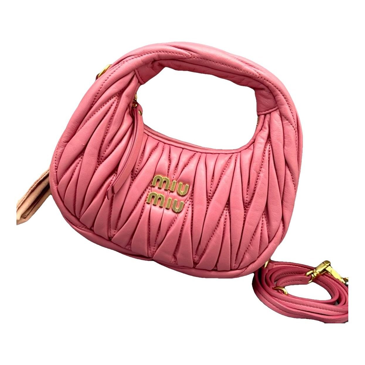 Miu Wander leather handbag