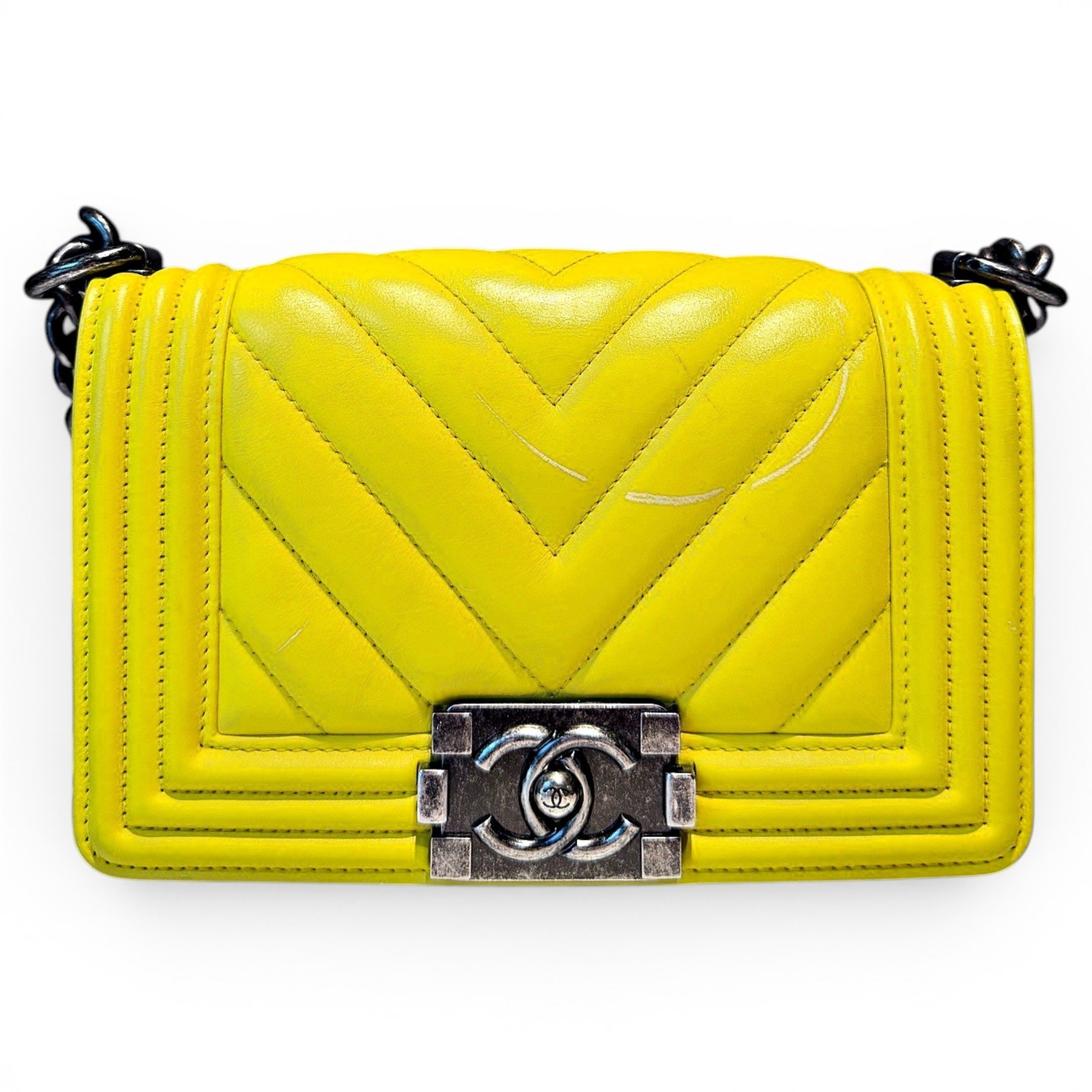 Boy leather crossbody bag