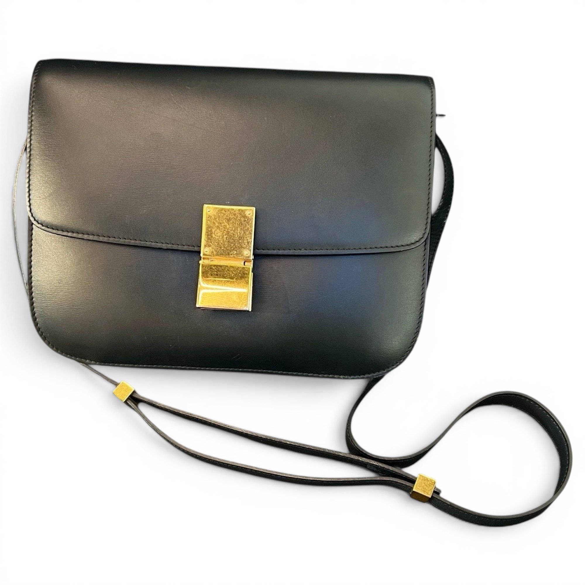 Classic leather handbag