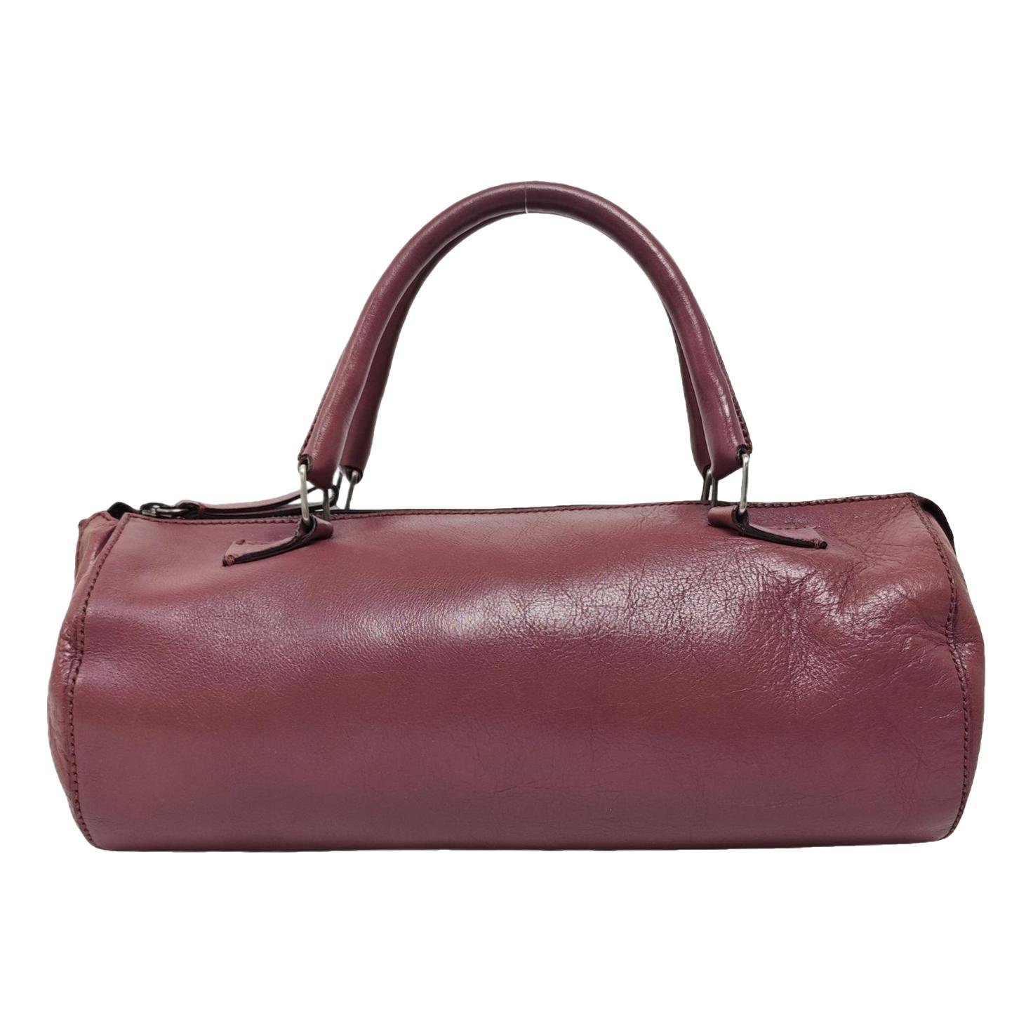Leather handbag