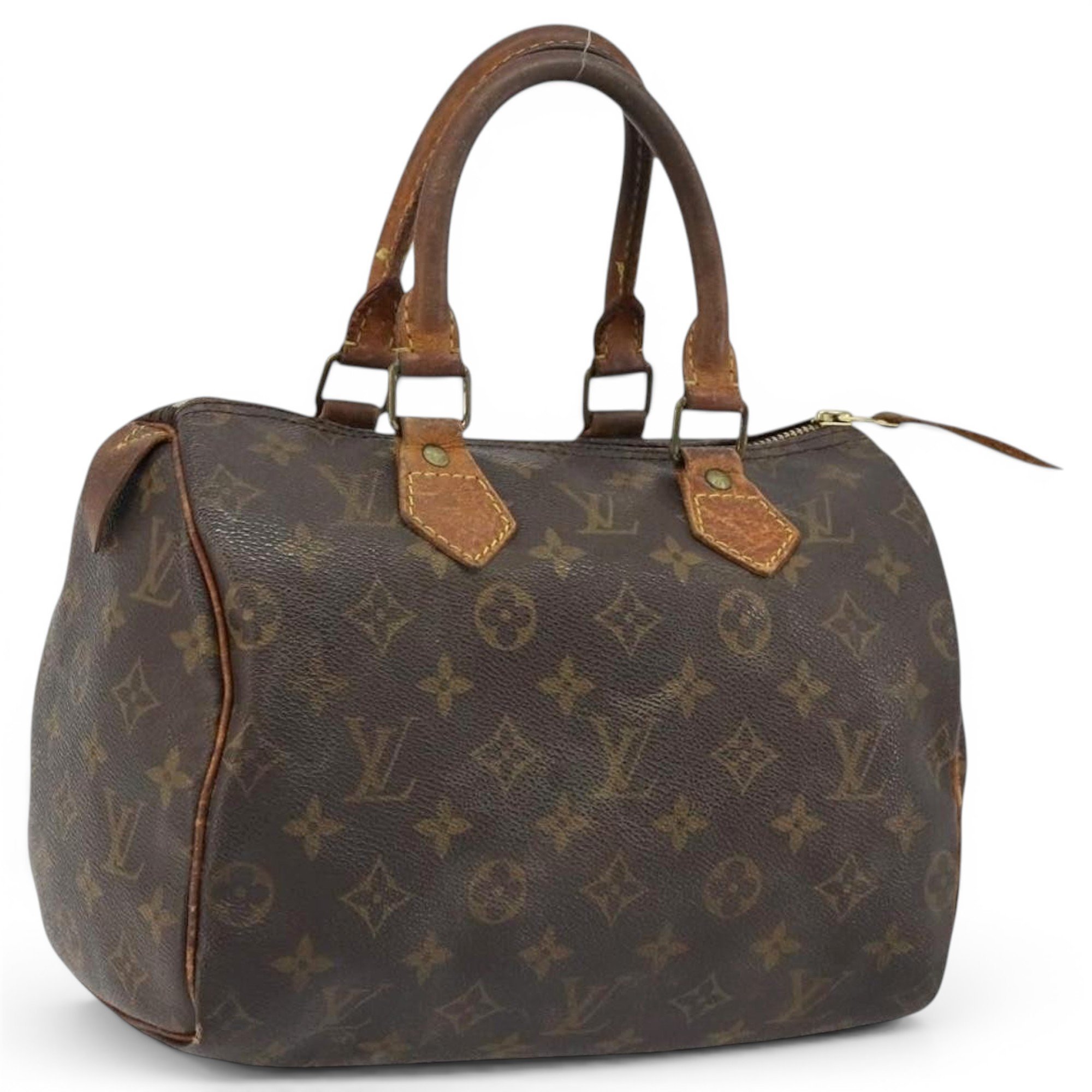 Speedy leather handbag