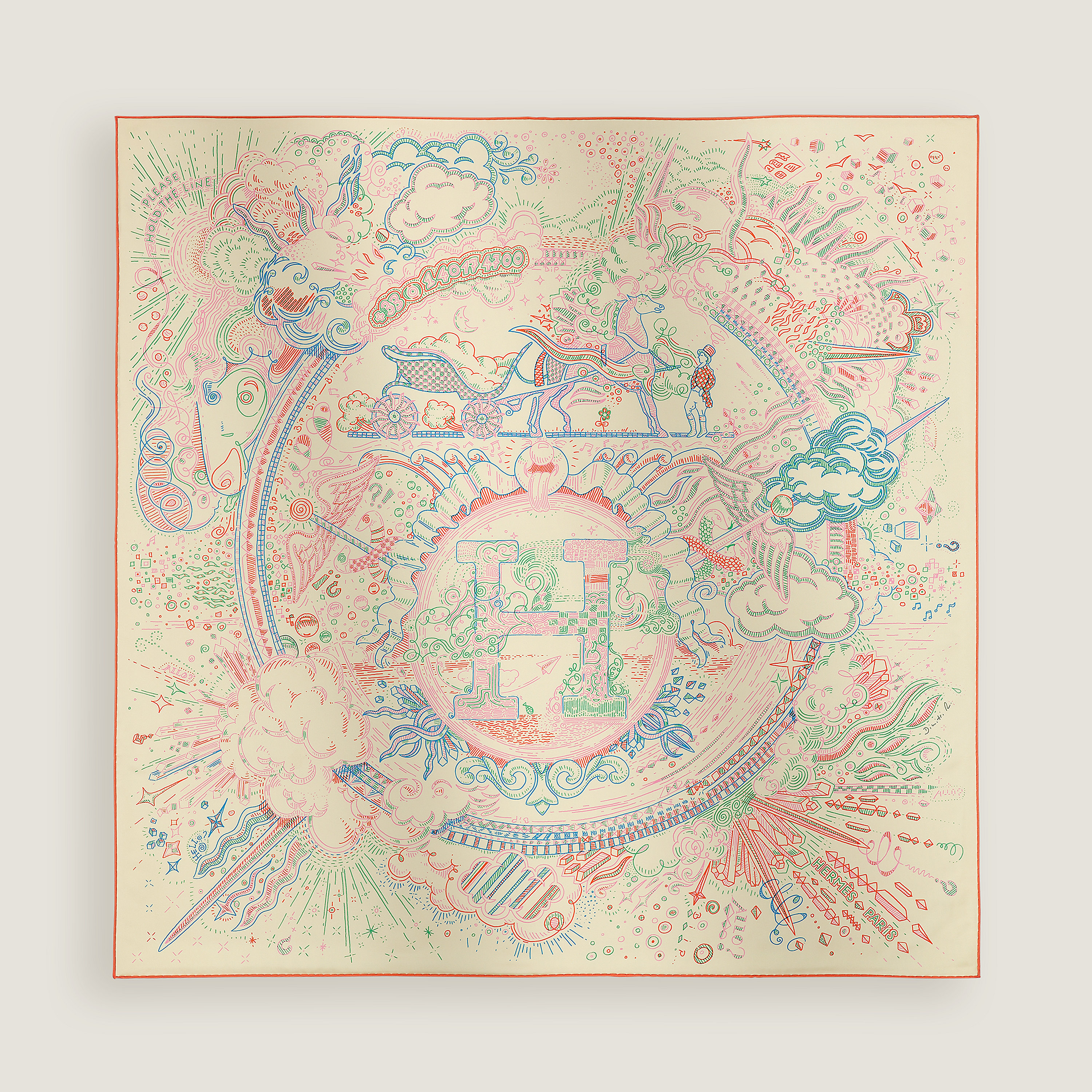 Please Hold The Line Scarf 90