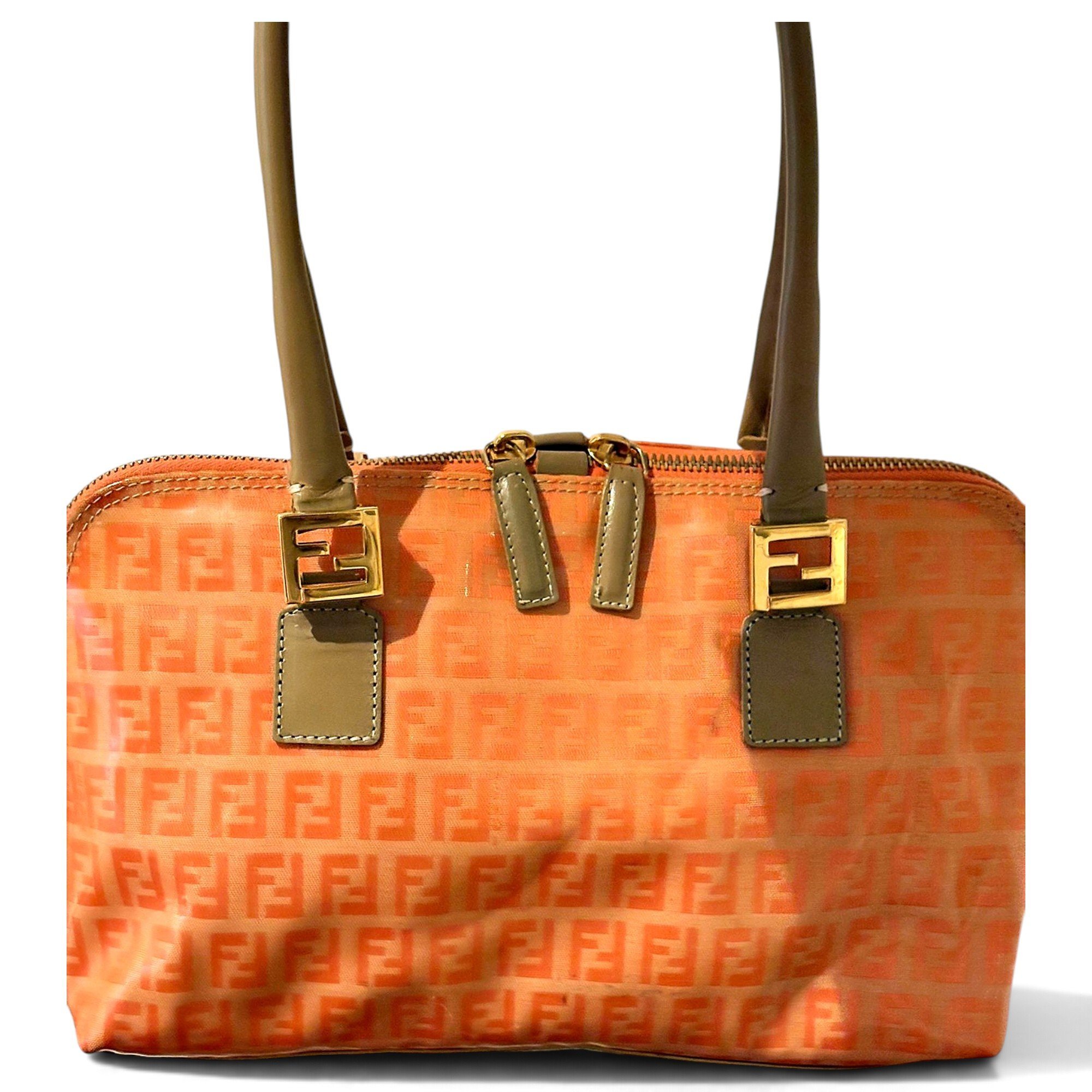 Vinyl handbag